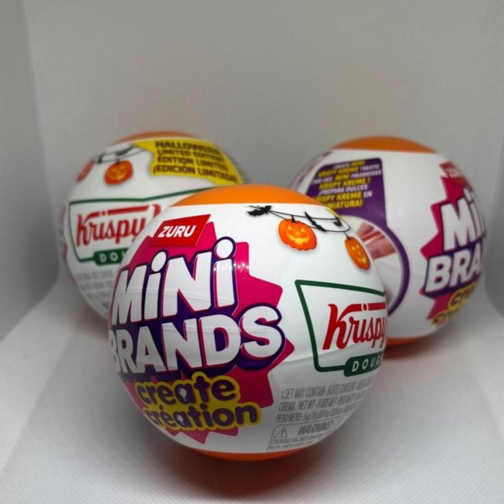 ZURU Mini Brands Create Krispy Kreme Halloween Limited Edition 3-Pack